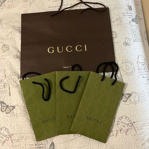 Gucci bags from Gucci store.